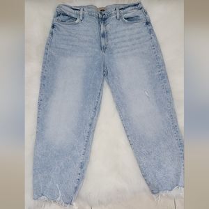 Joe's jeans The Blake high rise wide leg crop jean size 34.